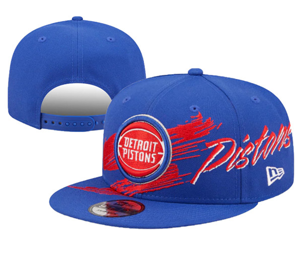 Detroit Pistons Stitched Snapback Hats 007